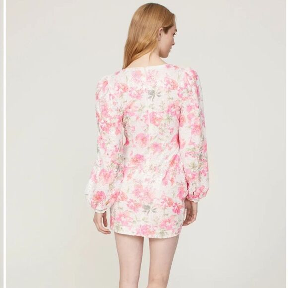 NWT One33 Social Vintage Floral Minidress sz 6 - Picture 5 of 8